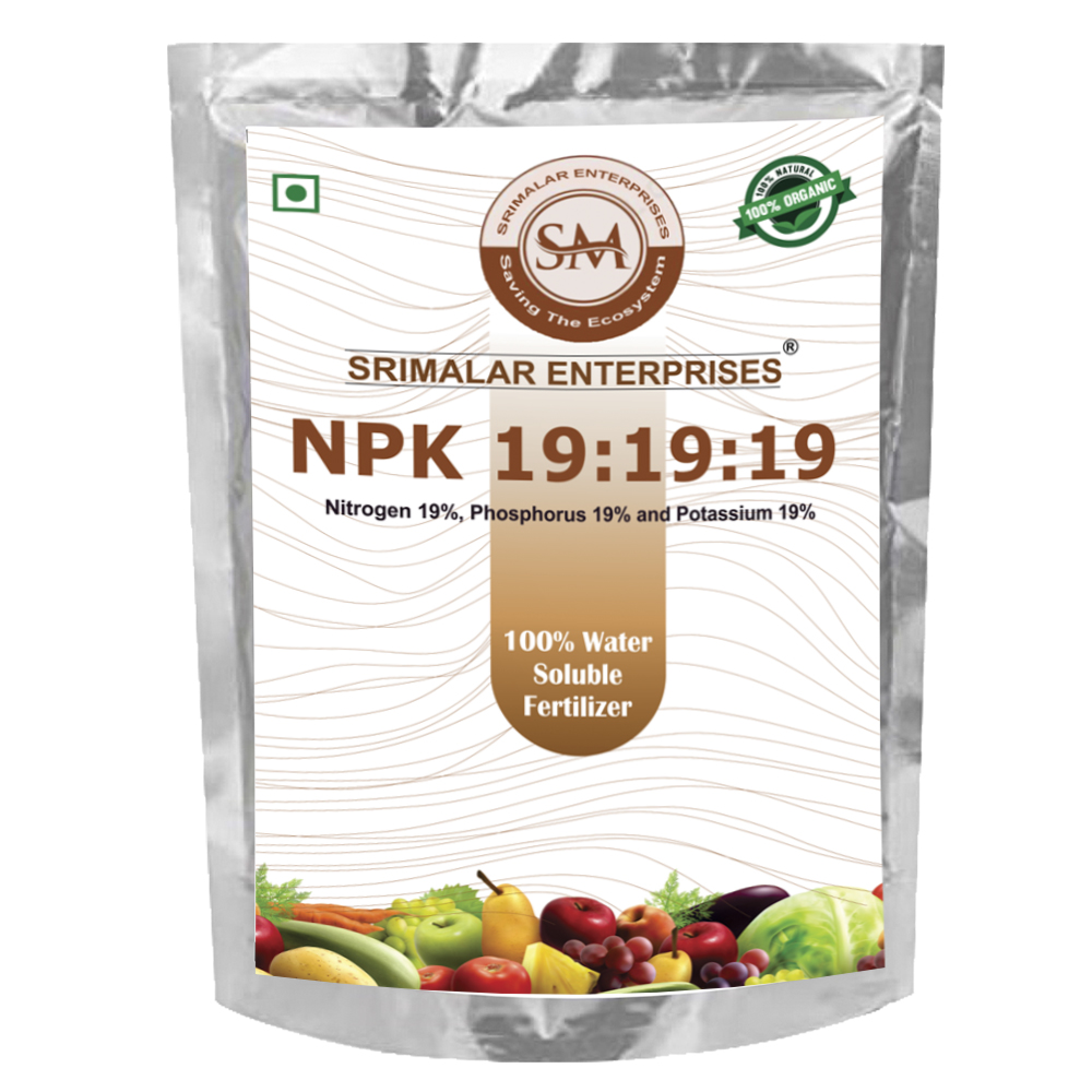 NPK 19-19-19 Fertilizer for all type of flowers-vegetables-garden plants 