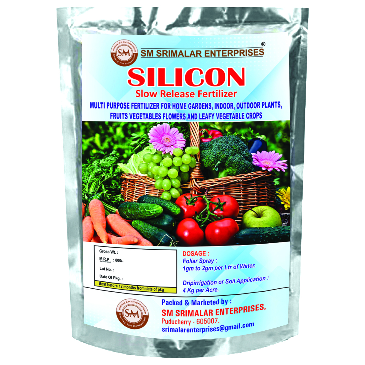 Silicon Slow Release Organic Fertilizers For All Plants